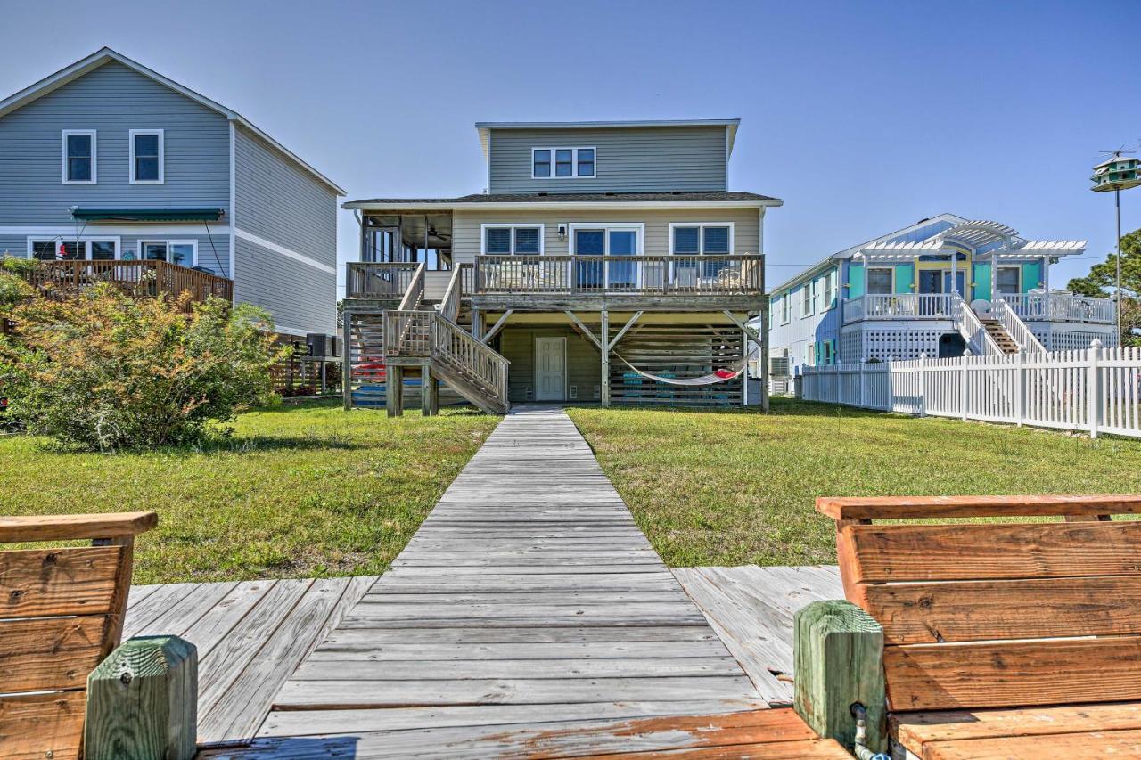 Obx Getaway With Boat Dock On Colington Harbour Villa Kill Devil Hills Bagian luar foto
