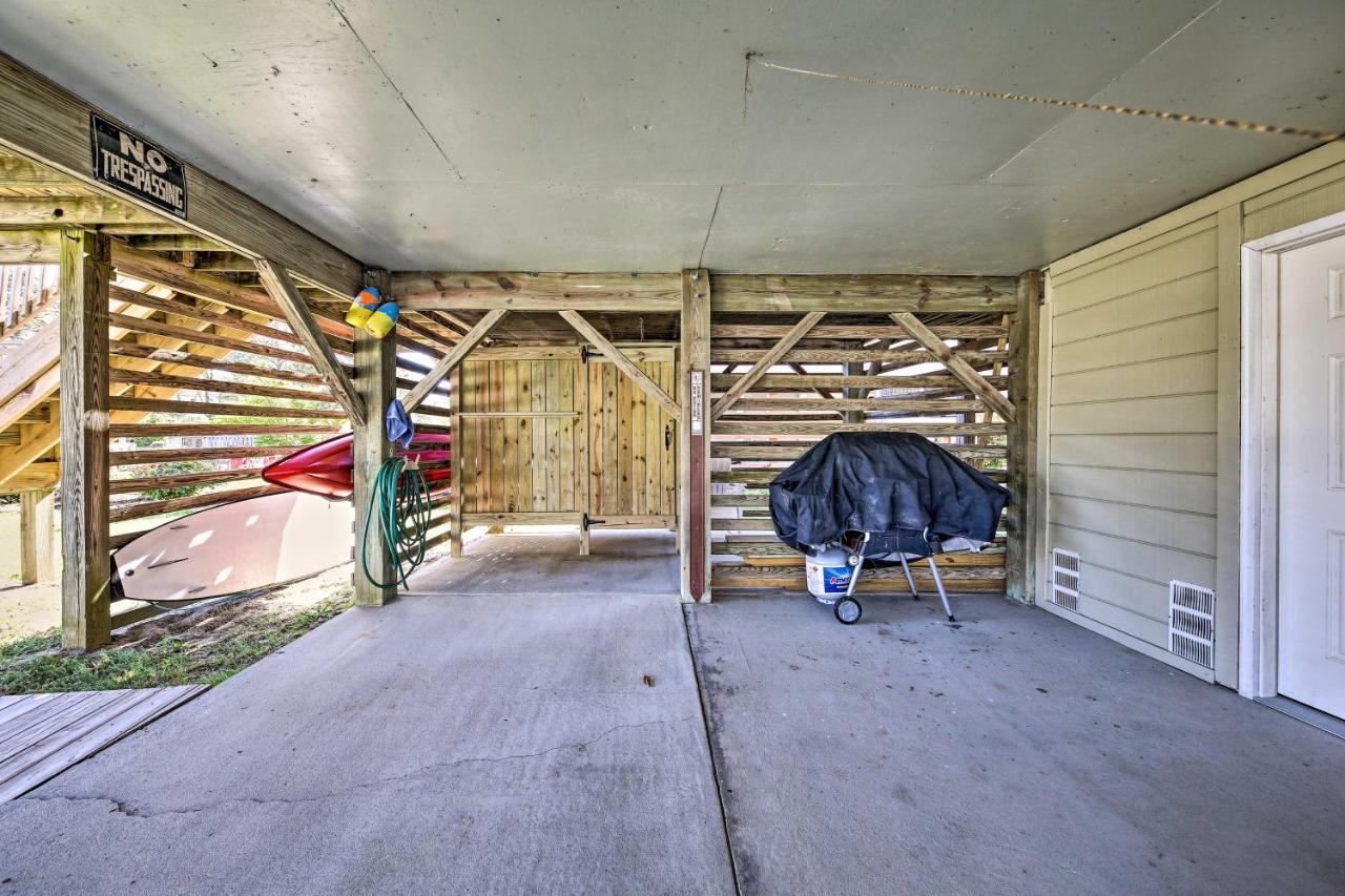 Obx Getaway With Boat Dock On Colington Harbour Villa Kill Devil Hills Bagian luar foto